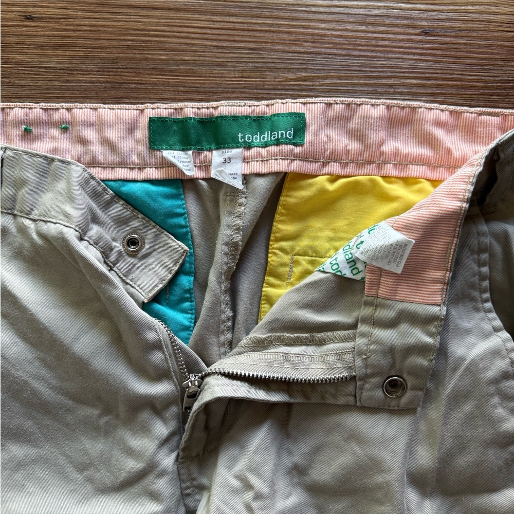 Men's Toddland Khaki Chinos 33